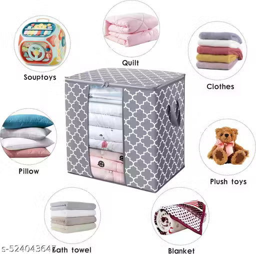 Big Fabric Clothes Bag(pack of 3)
