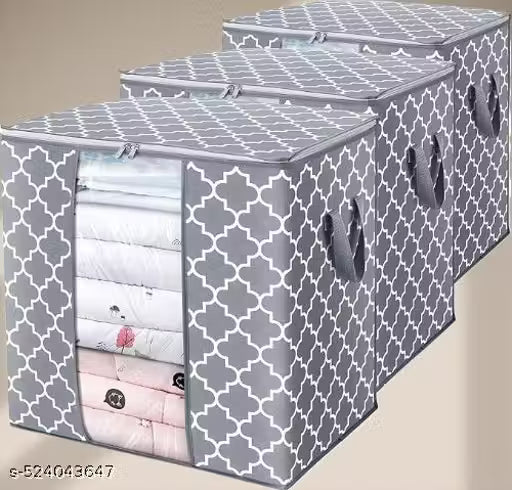 Big Fabric Clothes Bag(pack of 3)
